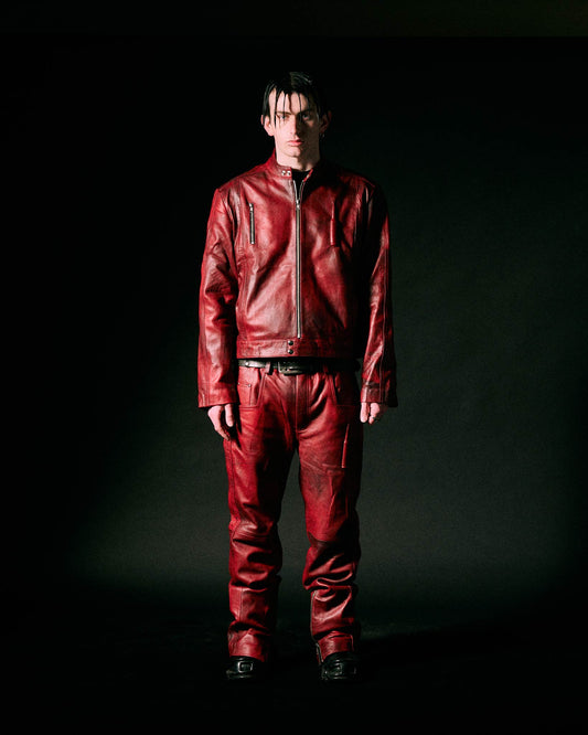 50.Cal Leather Jacket